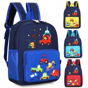 3D Cute nga Cartoon Animal Car Backpack Schoolbag alang sa mga Bata sulod sa 2-5 ka Tuig Mga Batang Babaye