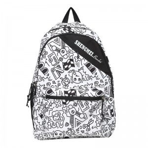 Harajuku Graffiti High School Bag Backpack Big Capacity Backpack ZSL111