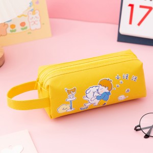 Portable Cartoon Pencil Case ຄວາມອາດສາມາດຂະຫນາດໃຫຍ່ Cloth stationery Bag XY7012328