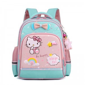 Ihowuliseyili Cute Kitty Backpack For Preschool Girls Trolley School Daily Bag