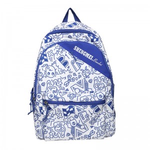Harajuku Graffiti High School Bag ກະເປົ໋າ Backpack ຄວາມອາດສາມາດຂະຫນາດໃຫຍ່ ZSL111
