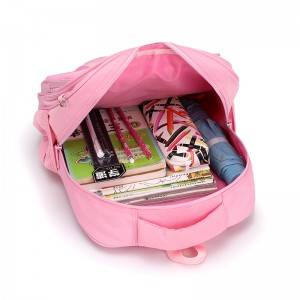 China Wholesale Fashion Flamingo Oxford Back Bags Double Shoulder Bern School Bags Kid Book Bag Child Backpack