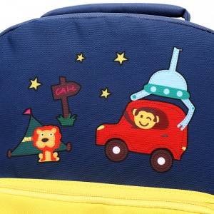 3D Cute Cartoon Animal Car Backpack Schoolbag para sa Mga Bata para sa 2-5 Taon Mga Lalaking Babae