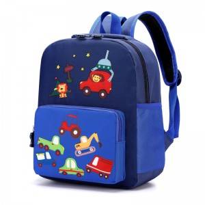 3D Cute Cartoon Animal Car Backpack Schoolbag għat-Tfal għal 2-5 Snin Subien Bniet