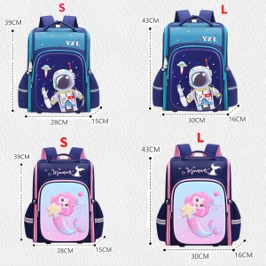 New Primary Schoolbag Zaino per bambini di grande capacità Bookbag