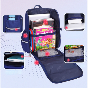 Új általános iskolatáska Gyermek hátizsák nagy kapacitású könyves táska