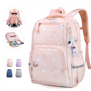 Osnovnošolska torba z veliko prostornino, otroški modni srčkan nahrbtnik XY6734