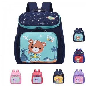 New Cartoon Bear ຖົງເປ້ໂຮງຮຽນອະນຸບານເດັກນ້ອຍ Backpack ZSL144