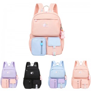 Cute Cartoon Girl Backpack Μεγάλης χωρητικότητας Άνετο και ελαφρύ XY6712