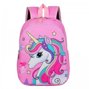 Unicorn çocuk sırt çantası anaokulu karikatür sevimli okul çantası XY6736