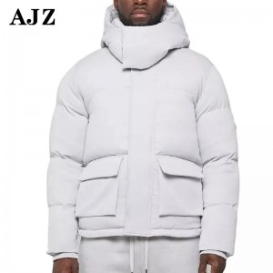 Custom jaket puffer gelembung handap jas oem pabrik pabrik borongan