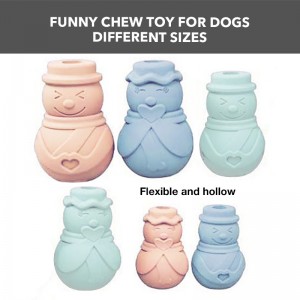 3 sizes original gourd shape design Rubber Chewing Toy