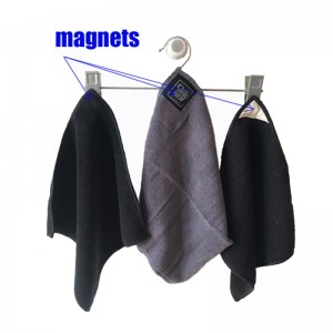 Microfibre cleaning cloths with a magnet-Multi-use for Household