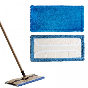 Microfibre Mop pads-Hard floor-Wood floor-Lint free-Multi-Surfaces Dry and Wet Cleaning
