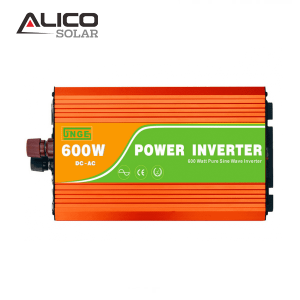 Tawm Grid 600w DC rau AC Fais Fab Inverter Ntshiab Sine Wave Inverter 0.6KW