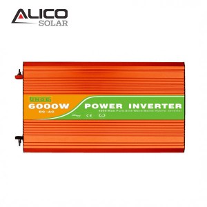 ከግሪድ ውጪ ነጠላ ደረጃ AC 110V 115V 120V 220V 230V 240V 6kw Solar Inverter