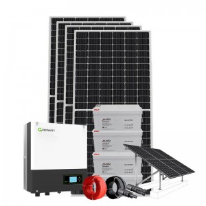 5kva Off Grid Solar Power System Hnub Ci Inverter Nrog Roj Teeb Charger