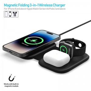Caricabatterie wireless MagSafe 3 in 1