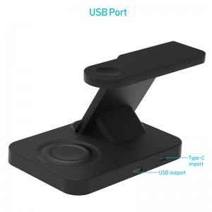 3-i-1 Apple Wireless Charger Dock
