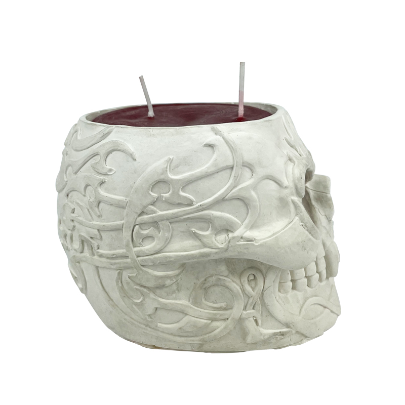 Halloween Skeleton Candles ile ọṣọ isinmi Candles