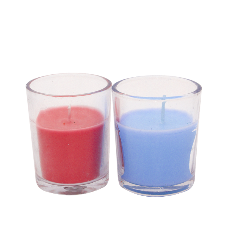 Colorful Scented Small Jar Votive Candles for Wedding Birthday
