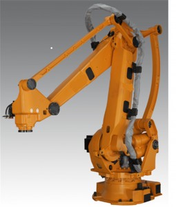 Robot di pallettizzazione automatica (Robot articolato per movimentazione)
