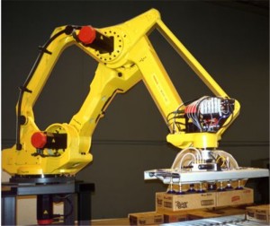 Aŭtomata paletiga roboto (Artika roboto por manipulado)