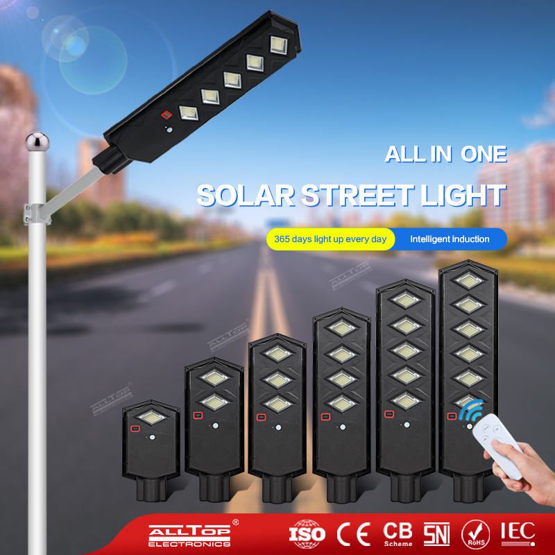 ALLTOP New Arrival ABS Smd All In One Solar Street Light