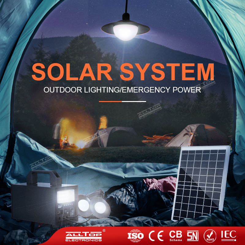 Alltop Mobile Emergency Lighting Solar Power Energy System