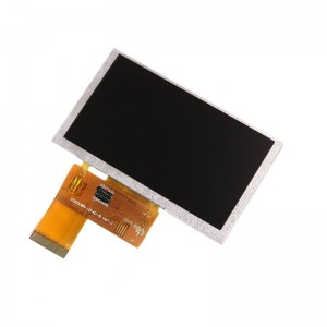 شاشة عرض IPS LCD مقاس 5.0 بوصة / وحدة / شاشة أفقية / 800 * 480 / واجهة RGB 40PIN