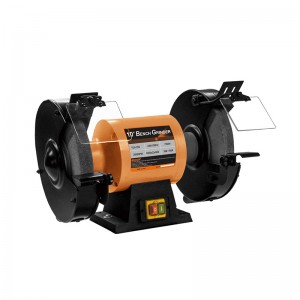 250mm 750W heavy duty bench grinder with optional stand work