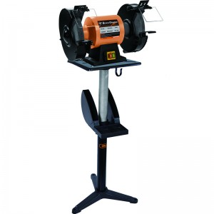 250mm 750W heavy duty bench grinder with optional stand work