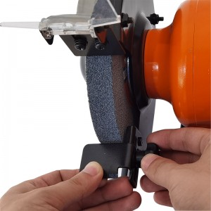CE සහතික ලත් 400W 150mm Combo Bench grinder belt sander with LED Light