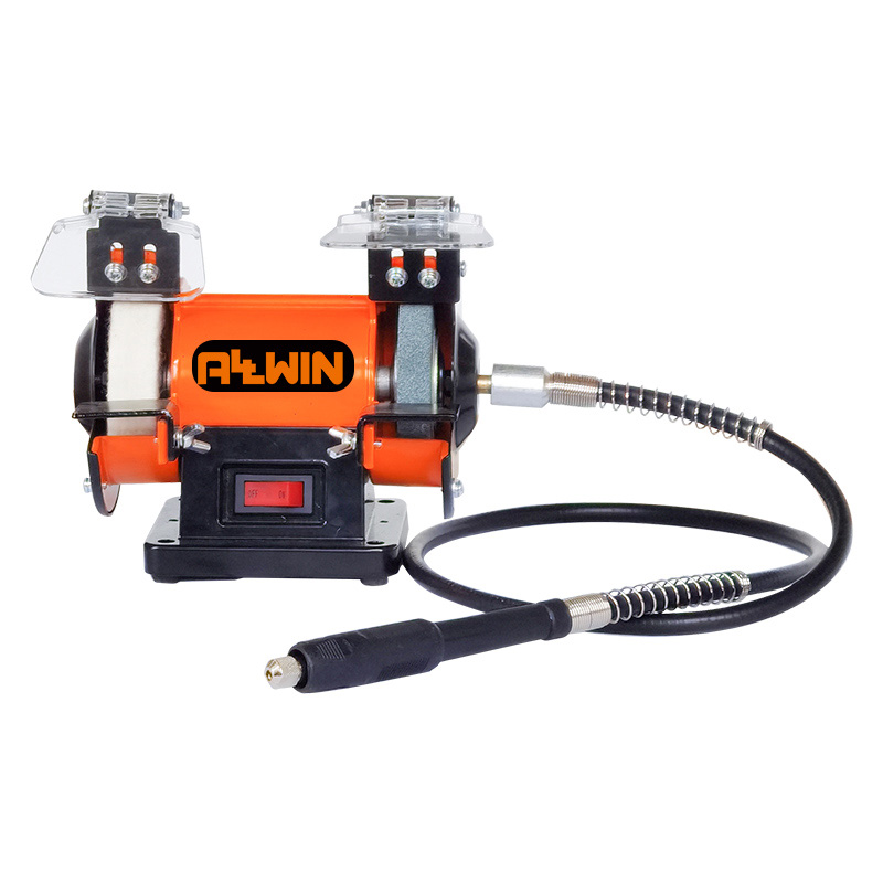 CSA Certified 3 inch mini bench grinder buffer polisher with multifunctional flexible shaft