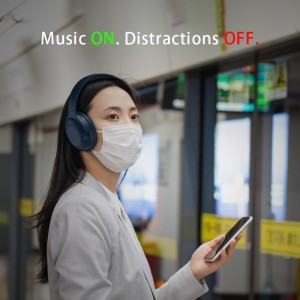 Newest Promotional High Bass Stereo Music Oem Wireless Headset Bluetooth Custom Anc Headphone
