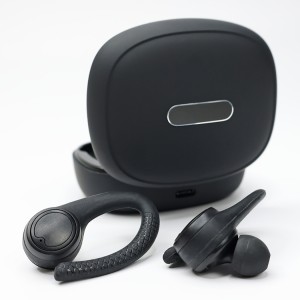 Desain Fashion Baterai Panjang Benar-benar Stereo Ear Hook Tws Tipe C Earphone Bluetooth Nirkabel
