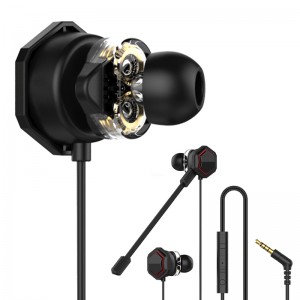 Nije produktideeën 2021 In Ear Custom Logo Stereo Bass Earphone Headphone Wired 3.5mm Gaming Earphones