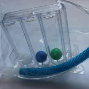 Resuscitation Of Breath After Thoracic Surgery Breathing Trainer Three Balls Spirometer