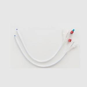disposable medical latex free foley tube 100% silicone urethral catheter