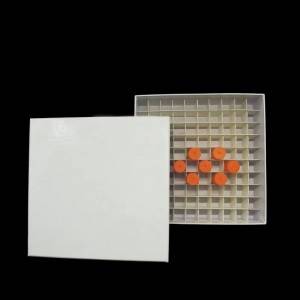 high quality 100 Holes 2ml 1.8ml Paper Freeze Cardboard Cryotube Box