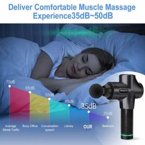 Electric Brushless Handheld Motor Deep Tissue Percussion Muscle Relaxation Body Massager