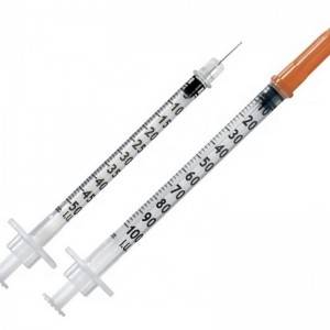Disposable High-Quality Orange Cap Syringe Syringe With Needle