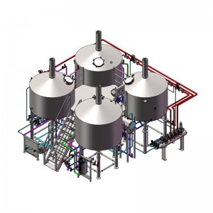 20HL 30HL 40HL Attrezzatura completa per la produzione di birra commerciale