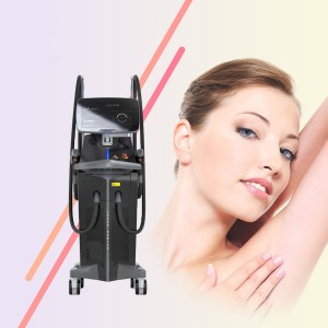 Professional Salon Vertical 3 Wave 808 Diode Laser Hair Removal Equipment China 1600W