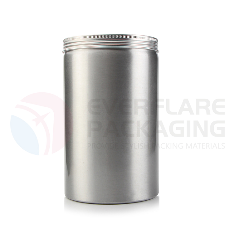 2.5L Whey Protein Powder Container Powder Aluminum Cansister ຮູບພາບທີ່ໂດດເດັ່ນ