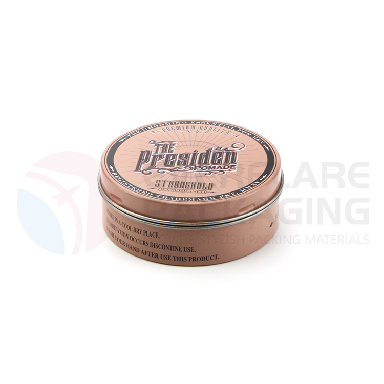 ជែលសក់ Hair wax Hair pomade round box with plastic liner