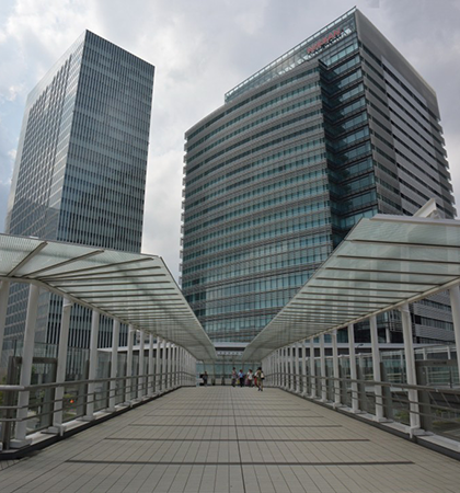 Okokohama Mitsui binasy-Gök bina merkezi