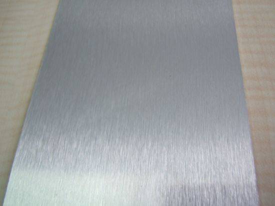 Silver Brush Aluminium Composite Panel ya Khoma Lamkati