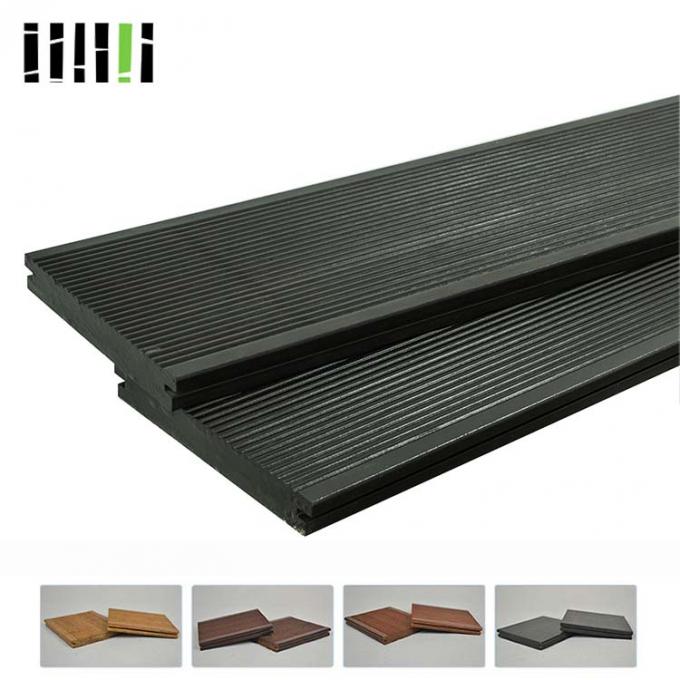Custom Real Wooden Bamboo Deck Tiles 1220 Kg/M³ Density 18mm Thickness 1