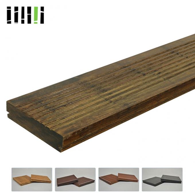 Durable Hardwood Bamboo Deck Tiles Corrosion Resistance For Outdoor Gazebo 1